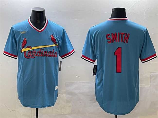 Men's St. Louis Cardinals #1 Ozzie Smith Blue Stitched Jersey,We sell and wholesale Men's St. Louis Cardinals #1 Ozzie Smith Blue Stitched Jersey on line form chian!